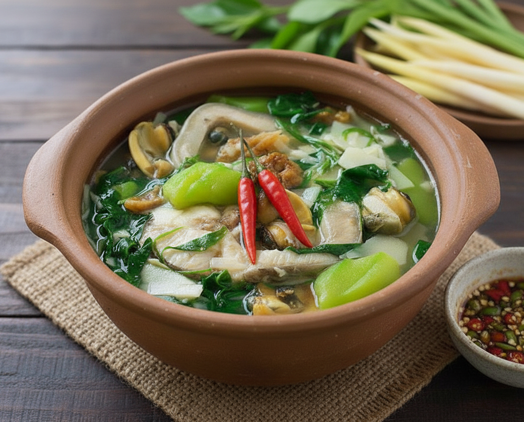 Samlor Proheur (Cambodian Fish and Vegetable Soup)