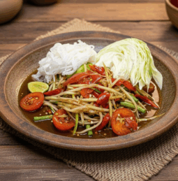 Lao-style papaya salad