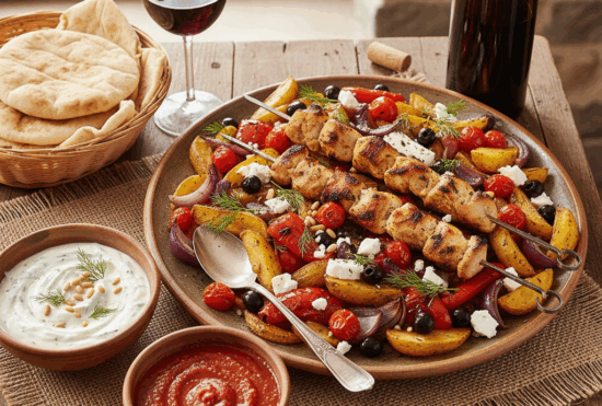 Sheet-Pan Chicken Souvlaki