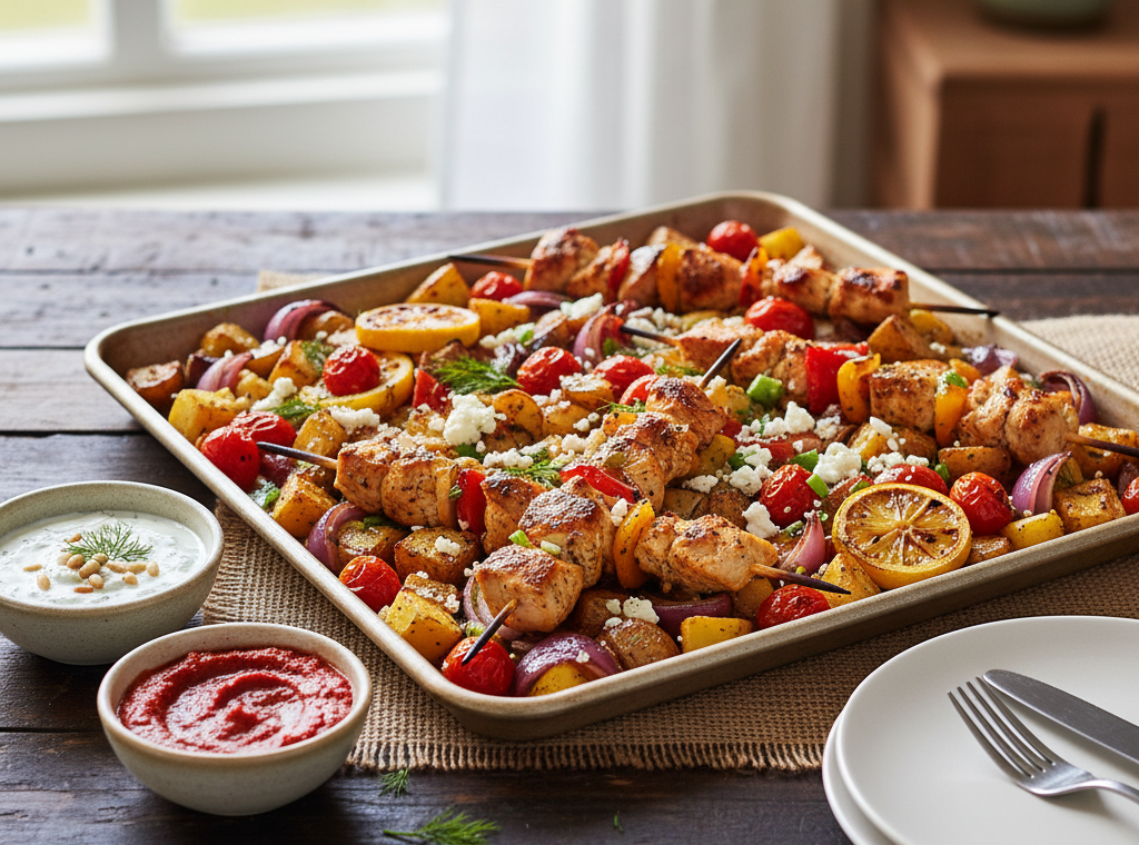 Sheet-Pan Chicken Souvlaki