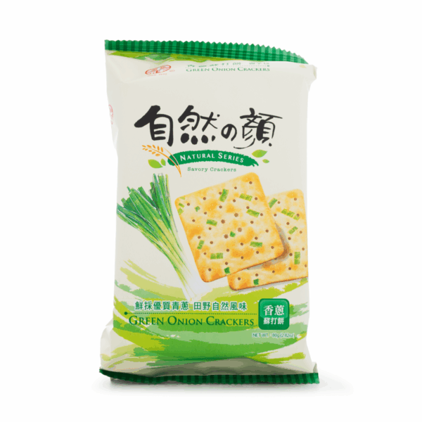 Chung Hsiang Natural Series Green Onion Crackers 80 g