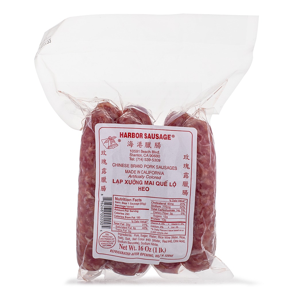 Harbor Sausage Vietnamese Pork Lap Xuong, 16 oz. 16 oz - SreyDa