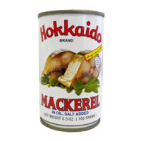 Hokkaido Mackerel In Oil - Salt Added 5.5oz (155g)