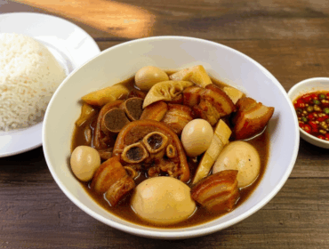 cambodian braised pork and egg