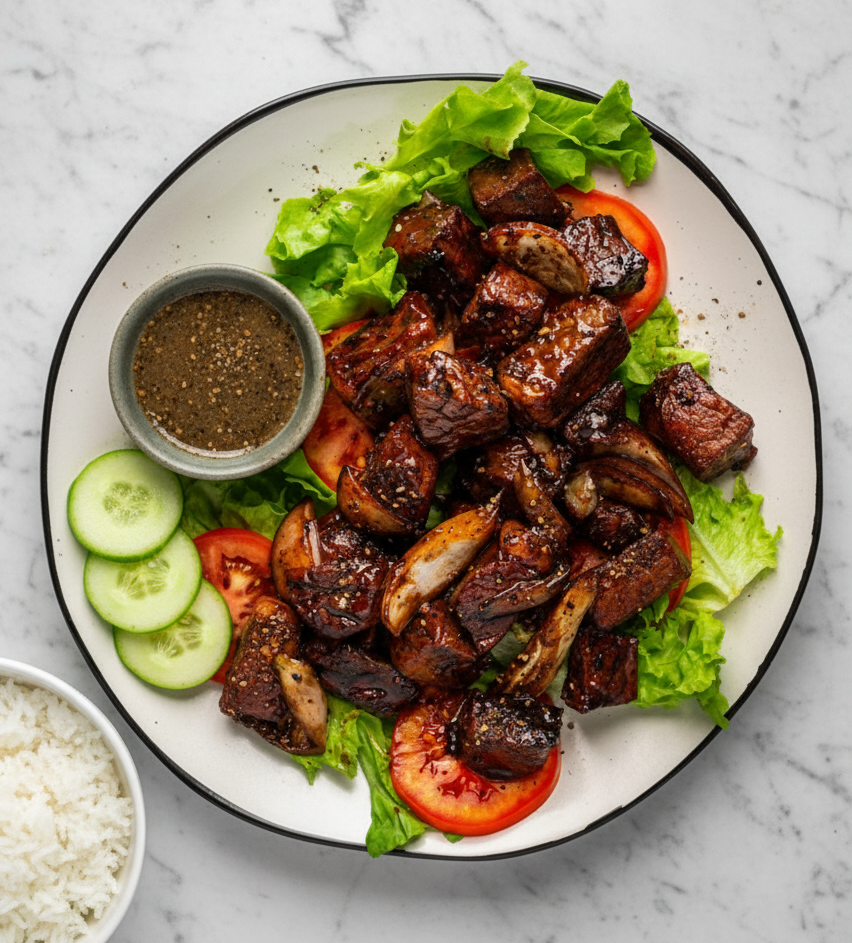 Cambodian Beef Lok Lak