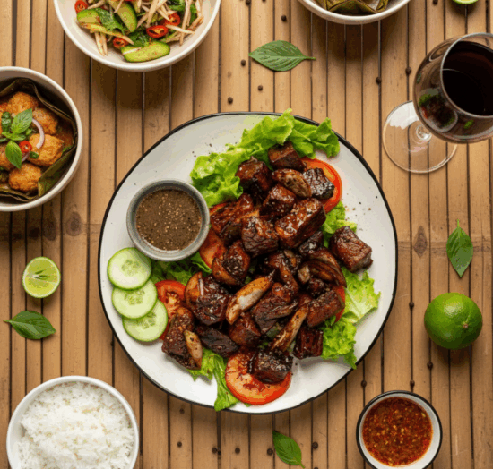Authentic Cambodian Beef Lok Lak